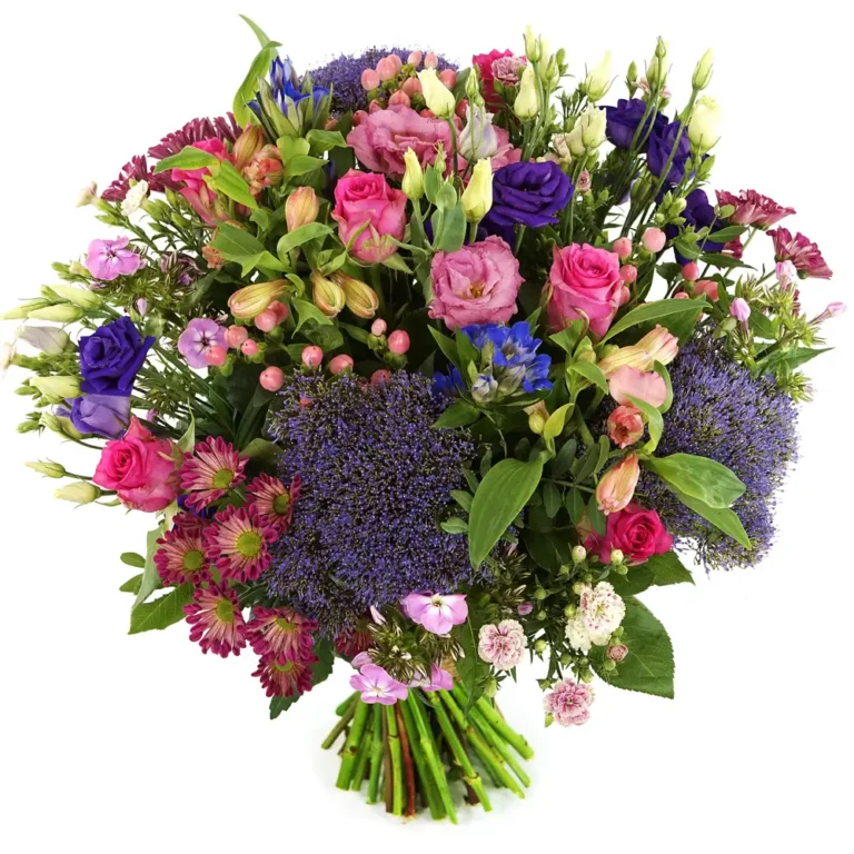 Boeket Bloemen Paars Roze Bezorgen Bezorgen 2450156133